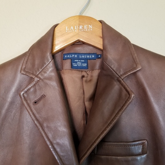 Ralph Lauren Black Label Jackets & Coats Rl Blue Label Leather Jacket Poshmark